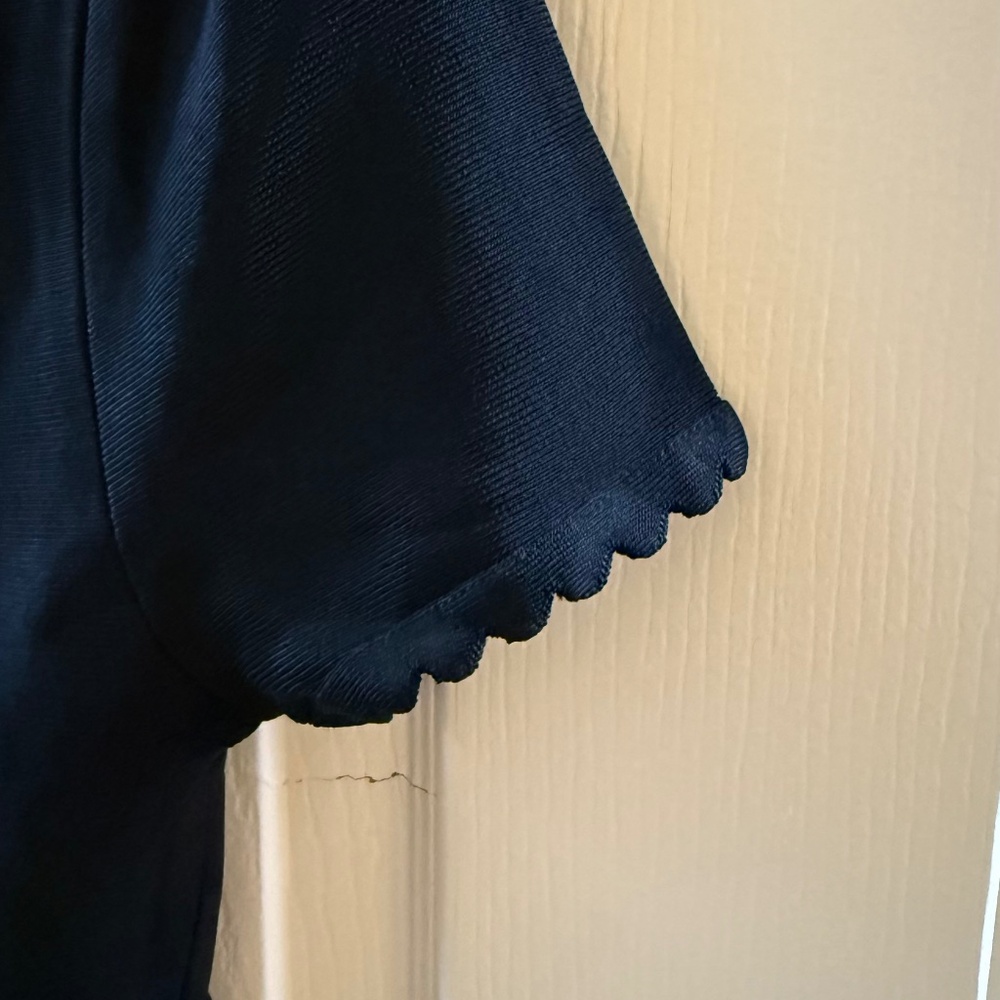 New BCBGMaxAzria black midi dress